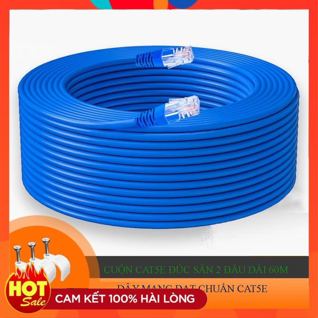 [Lõi Đồng]Dây mạng cat5e dài 1.5M 3M 5M 10M 15 chuẩn đúc sẵn 2 đầu bấm-dây lan internet tốt xịn chất lượng cao cấp