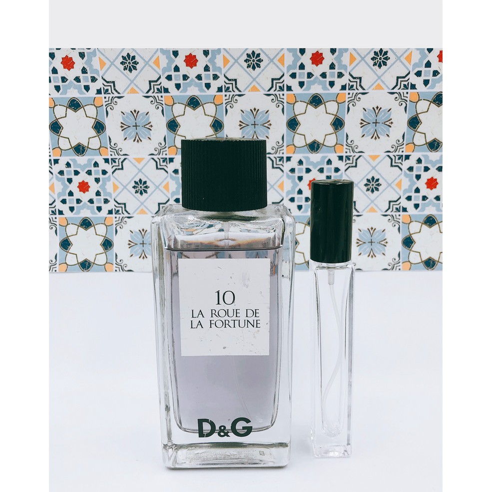 Nước hoa dùng thử D&G 10 La Roue De La Fortune Test 10ml/20ml Spray / Chuẩn authentic