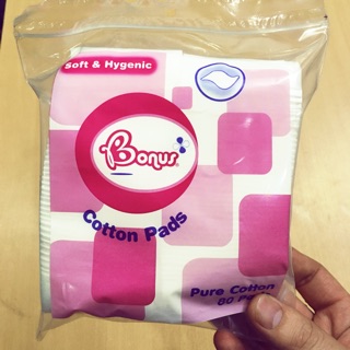 Bông tẩy trang Bonus Thái Lan 80 miếng ( nhập khẩu chính hãng )