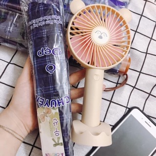 Quạt cầm tay mini sạc điện