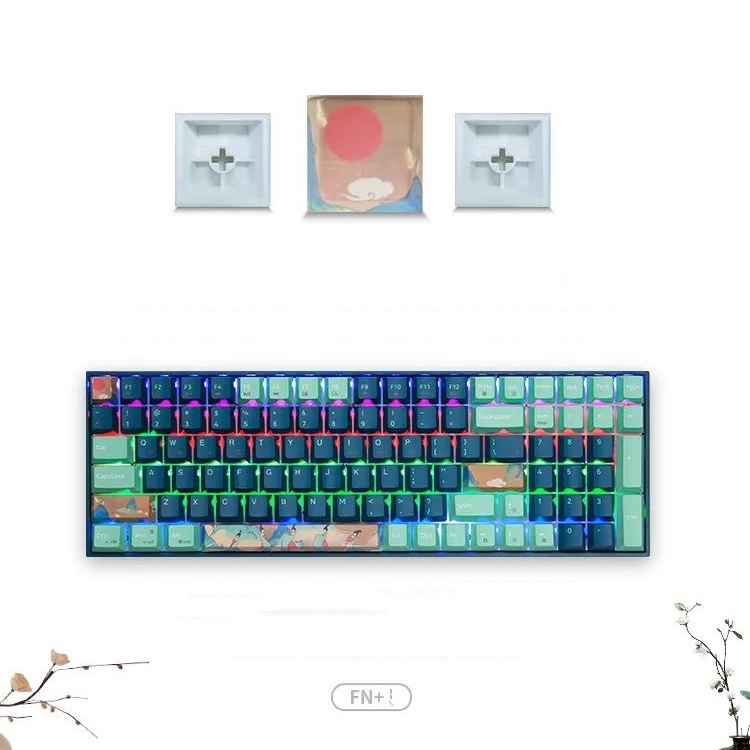 Bàn phím cơ không dây Newmen GM1000 Spring 3 Mode hotswap bảo hành 2 năm