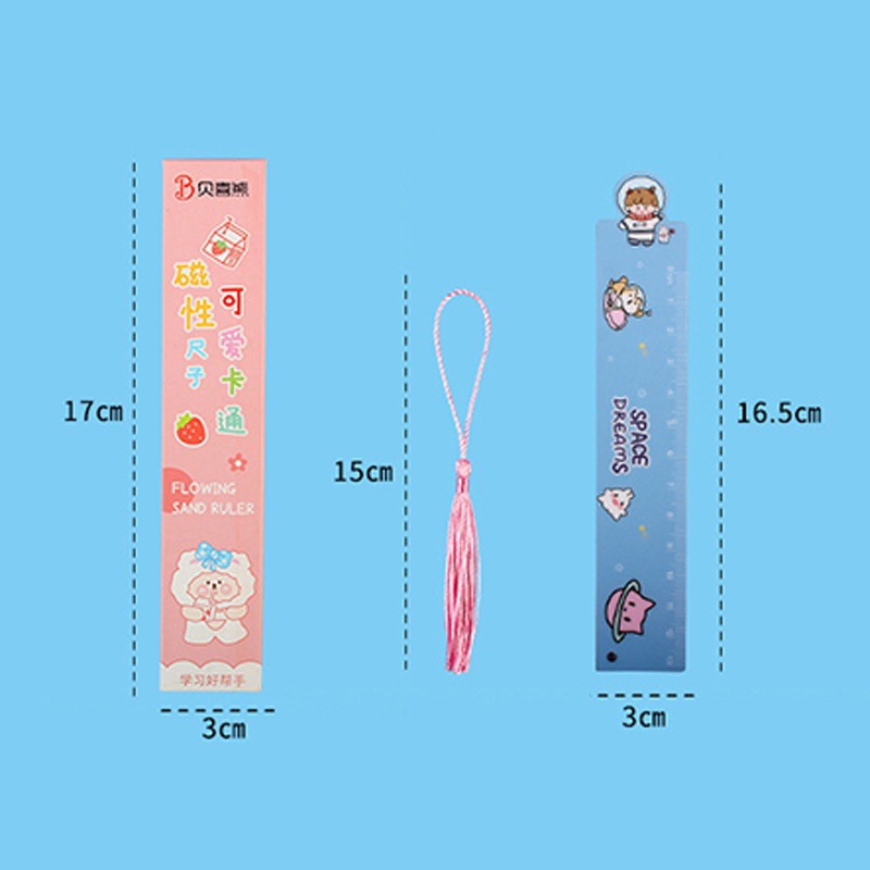 Thước Thẳng 13cm Họa Tiết Thú Cưng Hoạt Hình Dễ Thương Dùng Để Đánh Dấu Trang Trí