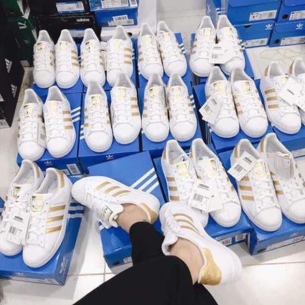 HOT HOT Nhất [TRẢ ORDER ĐỦ BILL] Giày Adidas Superstar Gold Metallic kẻo hết ) bán chạy : ' # ˇ