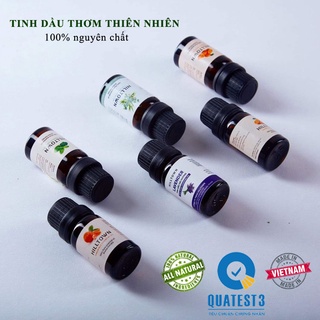 Tinh dầu thiên nhiên cao cấp HILLTOWN, chiết xuất 100% từ hạt, thân, rễ, hoa và các thành phần khác của cây, lọ 5-10 ml