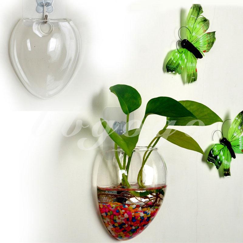Chậu thủy tinh trồng cây treo tường