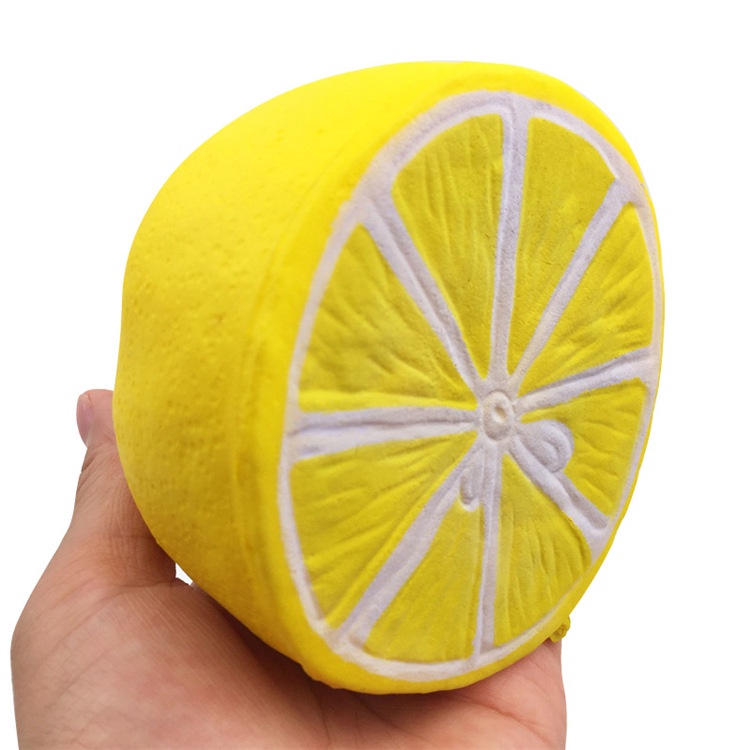 Squishy Lớn JUMBO Hình quả chanh Đồ Chơi Xốp Giảm Stress Hình mềm mịn dễ Thương đàn hồi Cho Bé