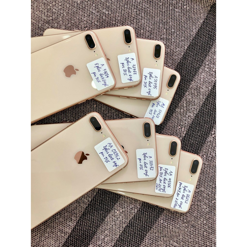 điện thoại iphone 8 plus bản lock 64gb gold đẹp keng