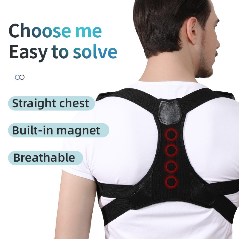 Đai Đeo Hỗ Trợ Điều Chỉnh Tư Thế Lưng Junlaikang Có Nam Châm Cho Nam Nữ