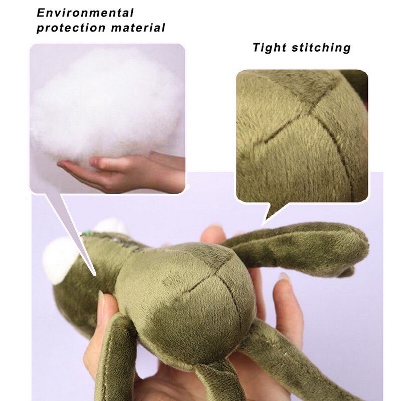 Móc khóa chú ếch chân dài phong cách Hàn Quốc xinh xắn bông đáng yêu