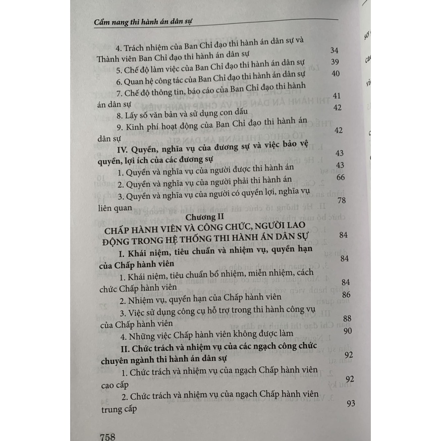 Sách luật- Cẩm nang thi hành án dân sự (Tái bản lần thứ nhất, có sửa đổi, bổ sung)