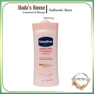 Sữa dưỡng thể VASELINE Heathy White UV lightening 725ml Chính hãng MỸ