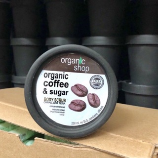 Muối Tẩy Tế Bào Chết Toàn Thân Organic Shop dạng muối hạt Organic & Sugar Body Scrub 250ml