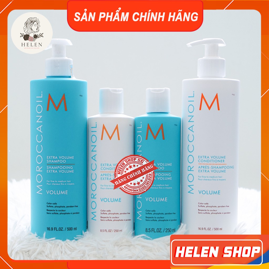 Dầu Gội Xả Tăng Phồng Tóc Moroccanoil VOLUME FREESHIP Dưỡng Ẩm, Phục Hồi Độ Ẩm, Phục Hồi Tóc, Chăm Sóc Tóc Chính Hãng