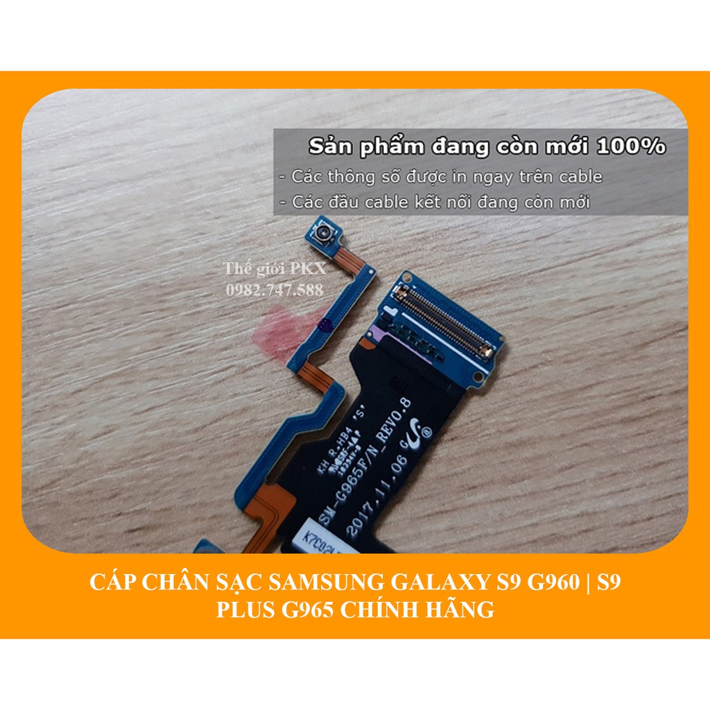 Cụm cáp chân sạc Galaxy S9 | Galaxy S9 Plus chính hãng G960F G960N G960U G960D G965F G965N G965U G965D...
