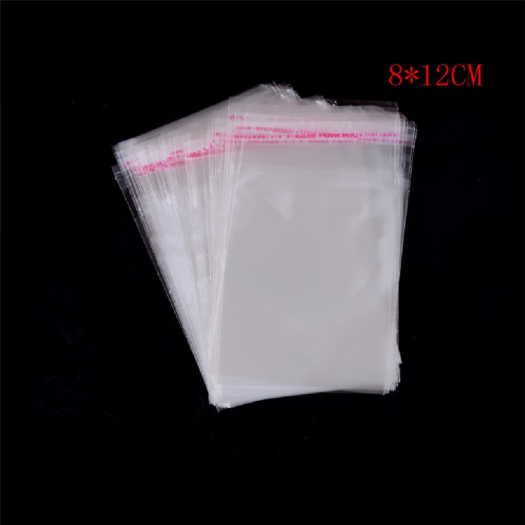 100 Túi opp tự dính chứa trang sức tiện lợi