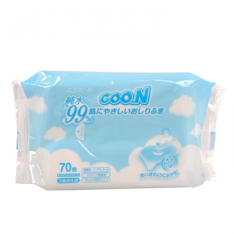 Khăn giấy ướt Goon 70 tờ Nhật Bản