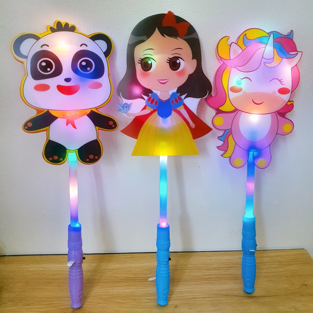 Đồ chơi đèn lồng trung thu phát sáng cho bé, gậy phát sáng trung thu nhiều hình dễ thương cho bé