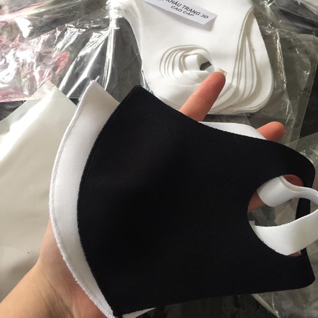 Khẩu trang su 3D hàn quốc thay thế khẩu trang y tế