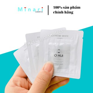 [DATE MỚI][MINI SAMPLE] Kem trắng da Ohui và chống lão hóa OHUI Extreme White Cream Snow vitamin (dạng gói)