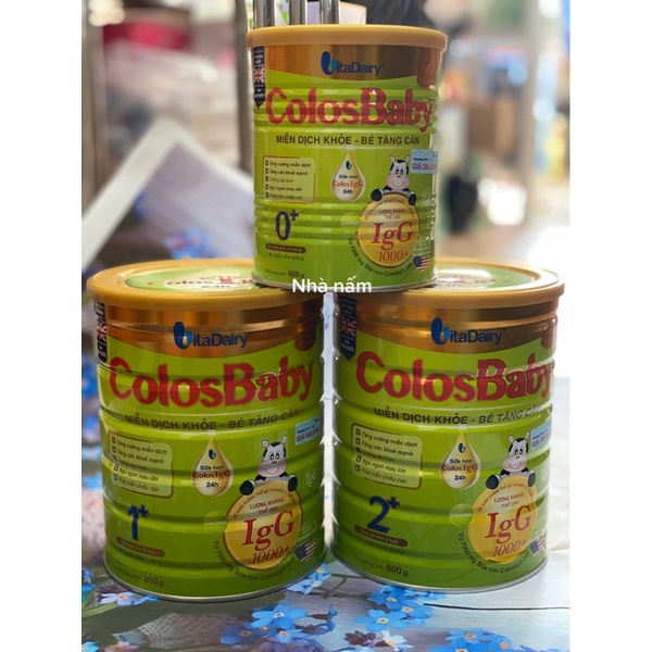 Sữa Colosbaby Gold 800g số 0+, 1+ (Date 2023)