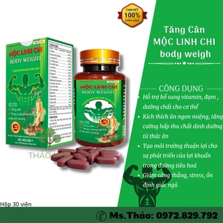 Giúp Tăng Cân, Mộc Linh Chi [ HVQY ] Hỗ trợ bổ sung dưỡng chất cho cơ thể (30 viên)