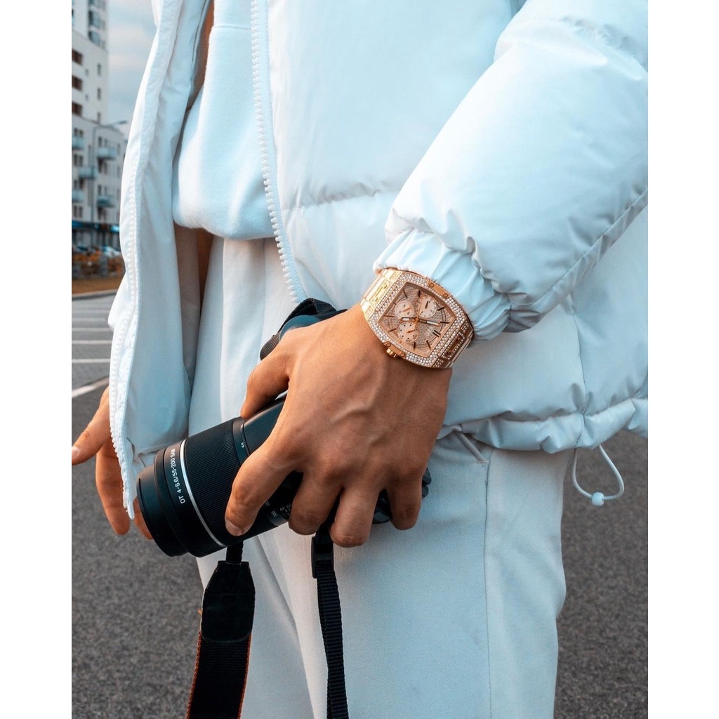 Đồng Hồ Nam Guess Crystal Accented GW0094G2