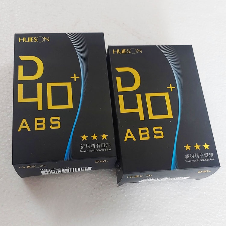 Quả bóng bàn Huieson 40+ hộp 6 bóng ⚡Bóng bàn ABS luyện tập tiêu chuẩn 3 sao dùng tập luyện - thi đấu