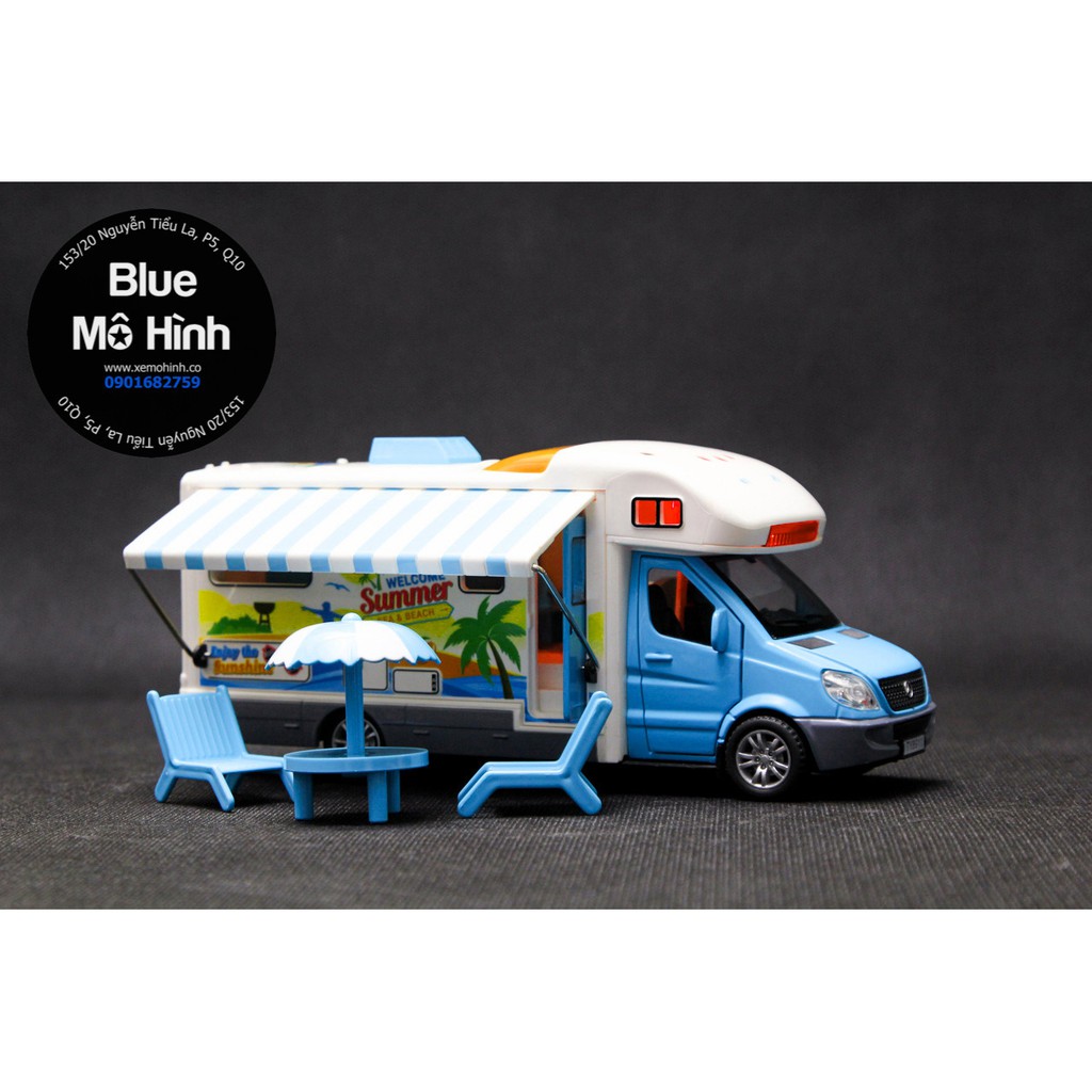 Blue mô hình | Xe mô hình nhà di động Touring Car 1:32