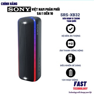 Loa bluetooth Sony SRS xb32 Extra bass hàng mới 100% phân phối chính hãng