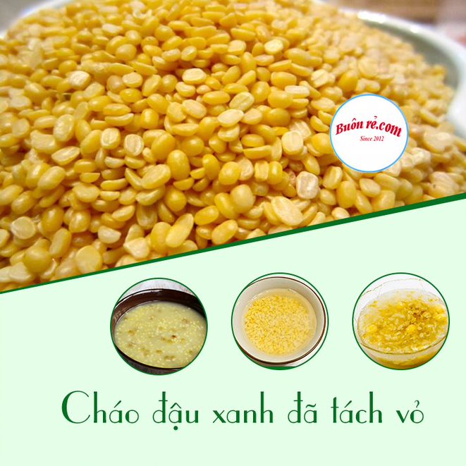 Đậu xanh nguyên vỏ/ tách vỏ ( 500G ) organic thuần chủng hàng chuẩn - Đỗ xanh loại ngon đặc sản 00012 | BigBuy360 - bigbuy360.vn