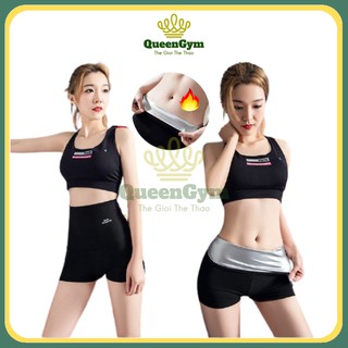 🌺HOT SALE 🌺 Quần Legging Cỡ Ngắn Đa Năng QueenGym Tan Mỡ Bụng Giảm Eo Thon Định Hình Nâng Mông Co Giãn Tốt