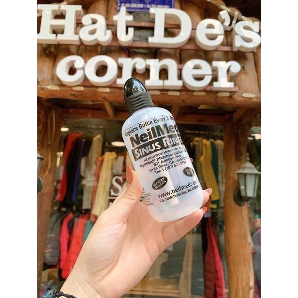 BỘ XỊT RỬA MŨI NEILMED SINUS RINSE 250 gói muối nhập USA