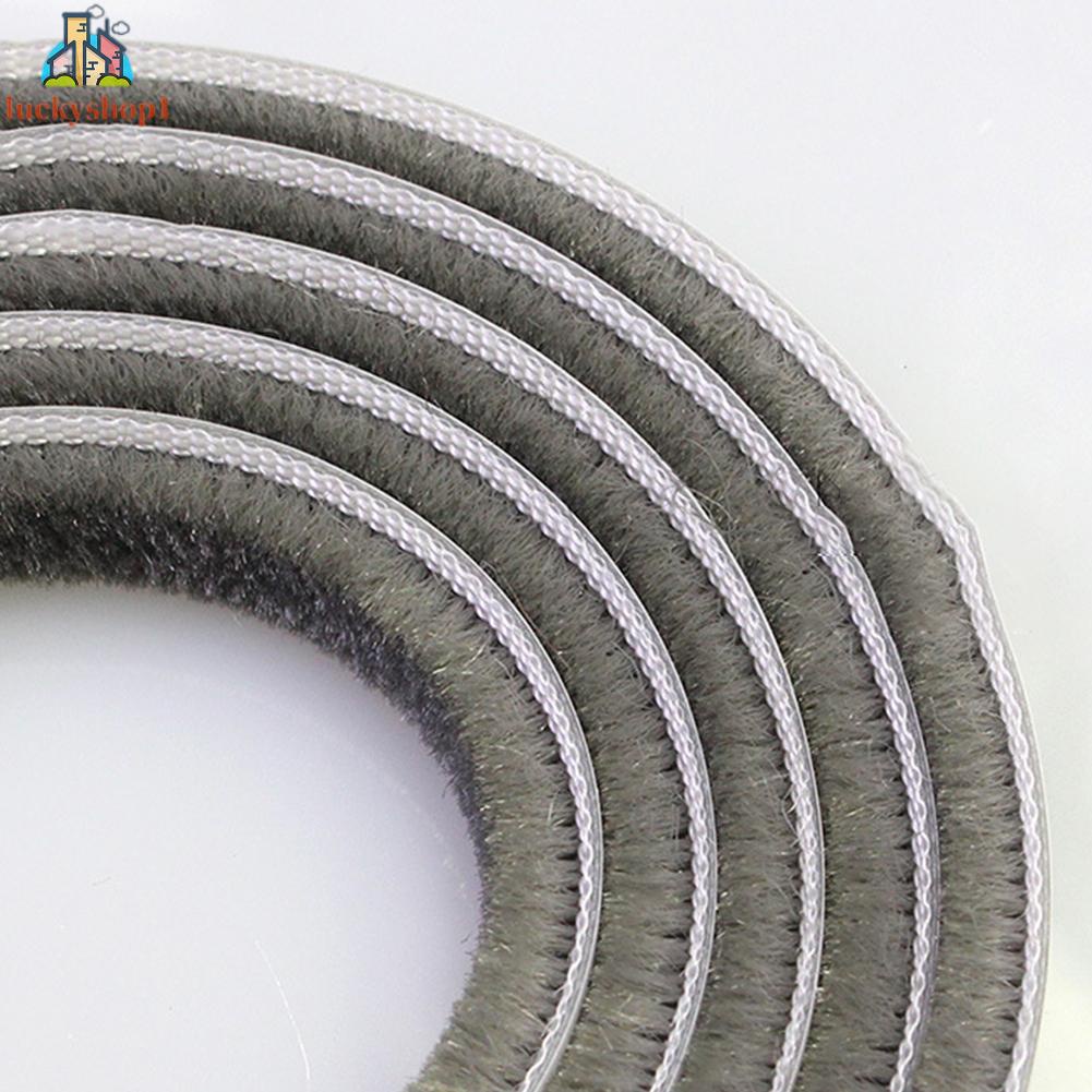 9X5 Với Backglue Terry Chống bụi cách âm Crash Strip Khe hở Dải niêm phong 10M