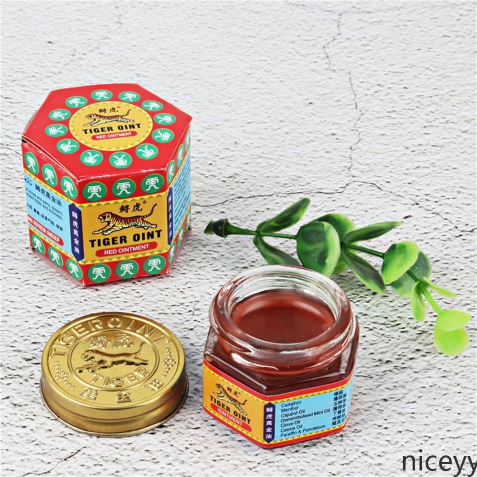 Red Tiger Balm Ointment Thailand Painkiller Dầu massage body thư giãn toàn thân NICEYY