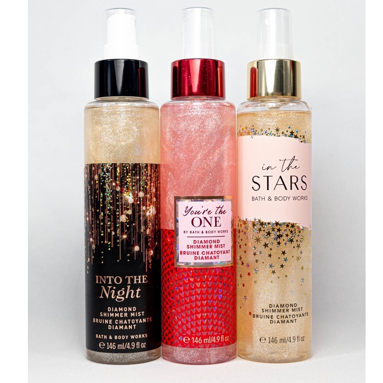 Xịt Thơm Toàn Thân kim tuyến - Bath & Body Works