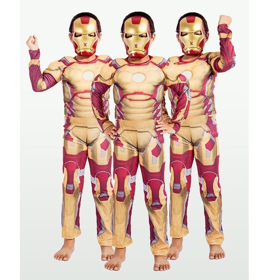 Bộ Đồ Hóa Trang Siêu Anh Hùng Marvel 2 Cho Bé Dịp Halloween