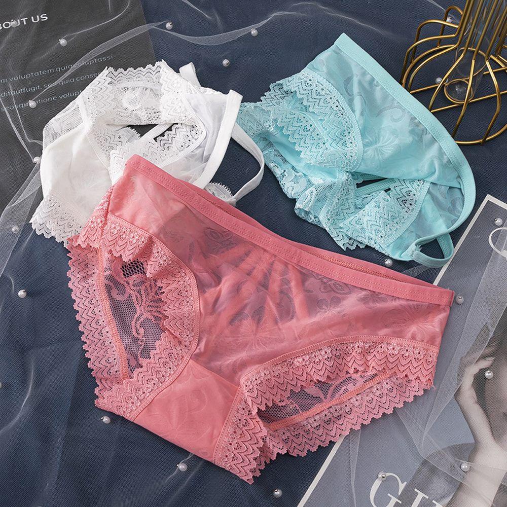 Quần Lót Cotton Thoáng Khí In Họa Tiết Hoa Ngọt Ngào Cho Nữ