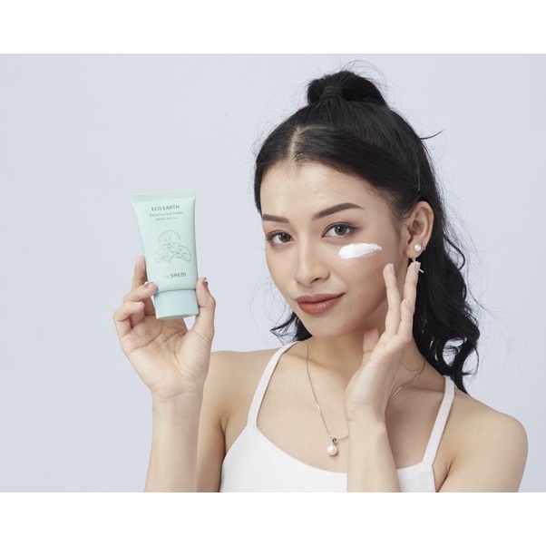 Kem Chống Nắng Rau Má The Saem Eco Earth Extra Cica Sun Cream 50g