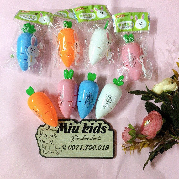 Tiện Bút Chì Cà Rốt/ Gọt Bút Chì Cà Rốt, gọt bút chì cute cho học sinh, GỌT BÚT CHÌ HELLO KITTY