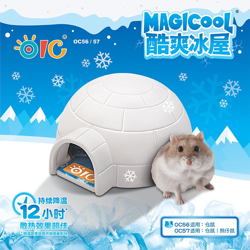 nhà tuyết mát lạnh cho hamster/đuôi mập/rat/dumbo