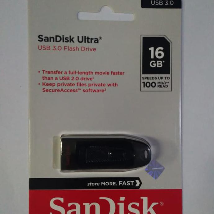 Usb Sandisk Ultra Flashdisk 3 Cz48 16gb Lên Đến 100mb / S