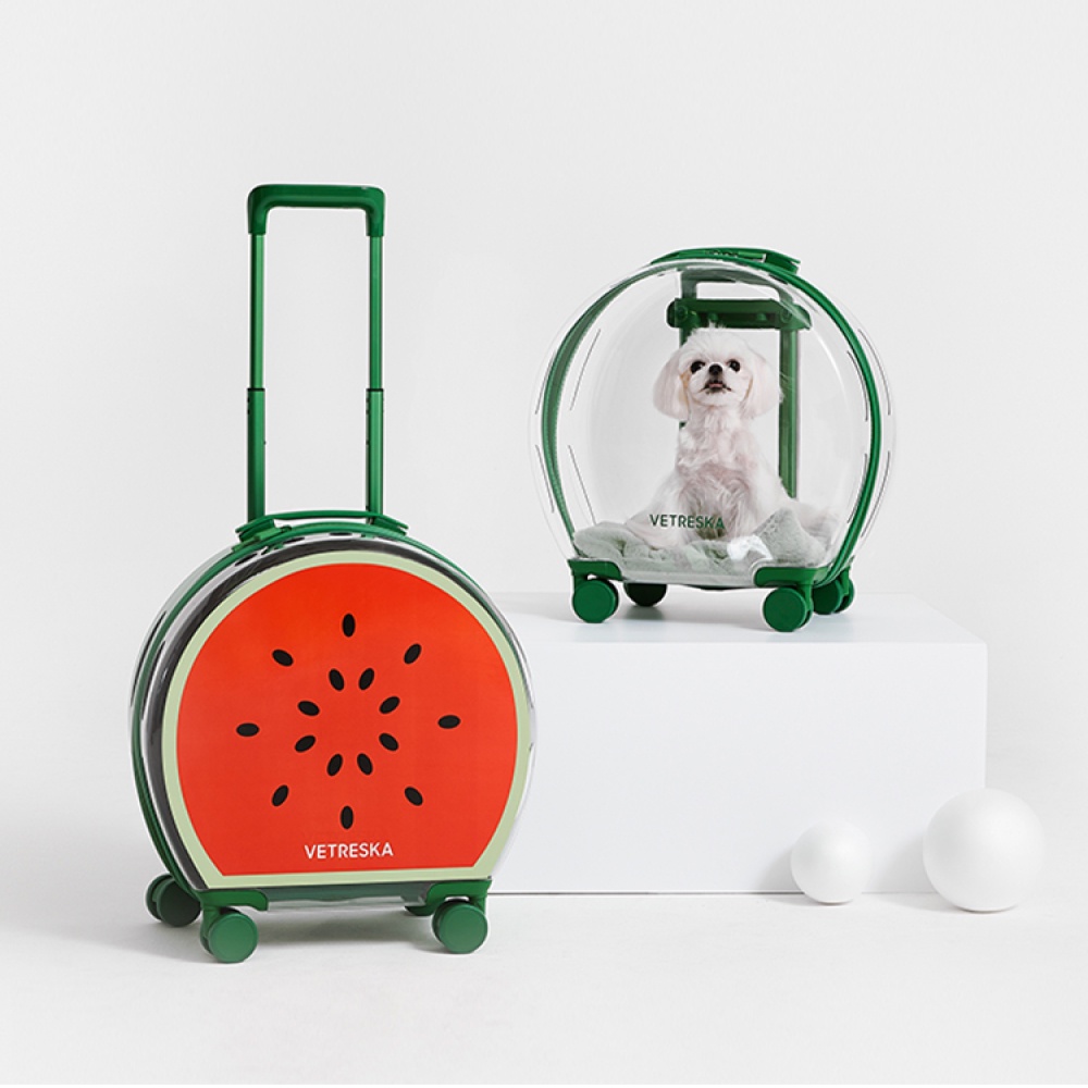 Vali đẩy cho mèo trong suốt cao cấp BECHON VALI115