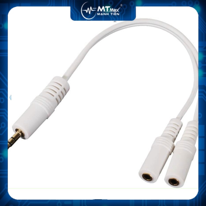 MT MAX   Dây cáp chia tai nghe có chốt cắm 3.5mm phân tách tín hiệu âm thanh tốt. L