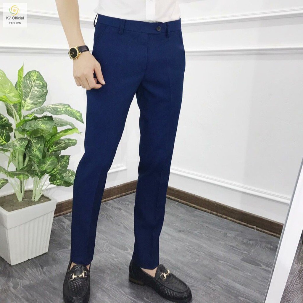 Quần Tây Nam, Quần Âu QA012 – K7 Official ôm ống côn vải chống nhăn cao cấp không bai, xù | BigBuy360 - bigbuy360.vn