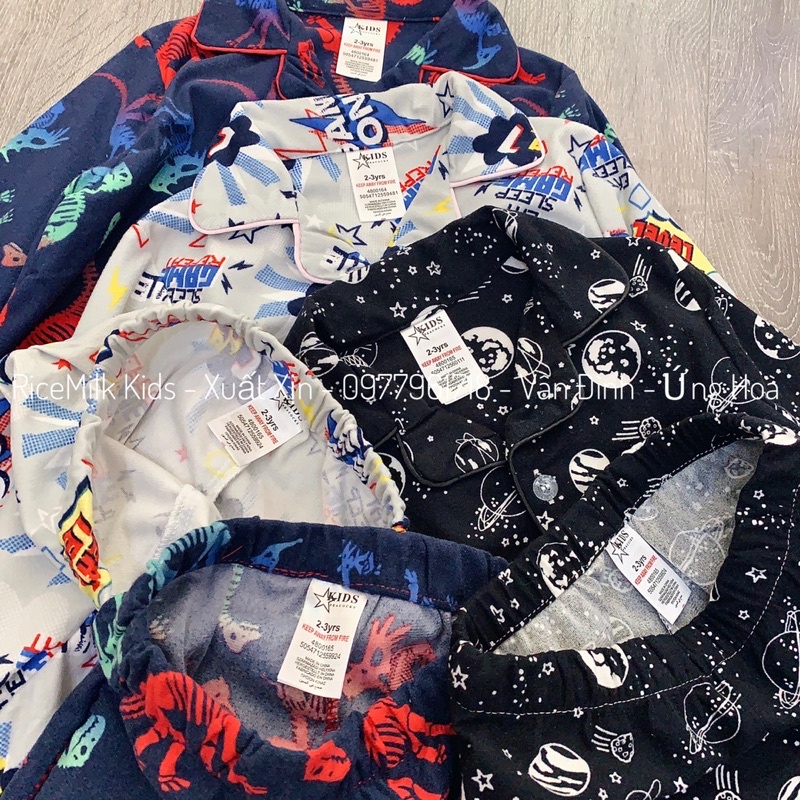 Bộ pyjama xuất dư xịn hoạ tiết 6