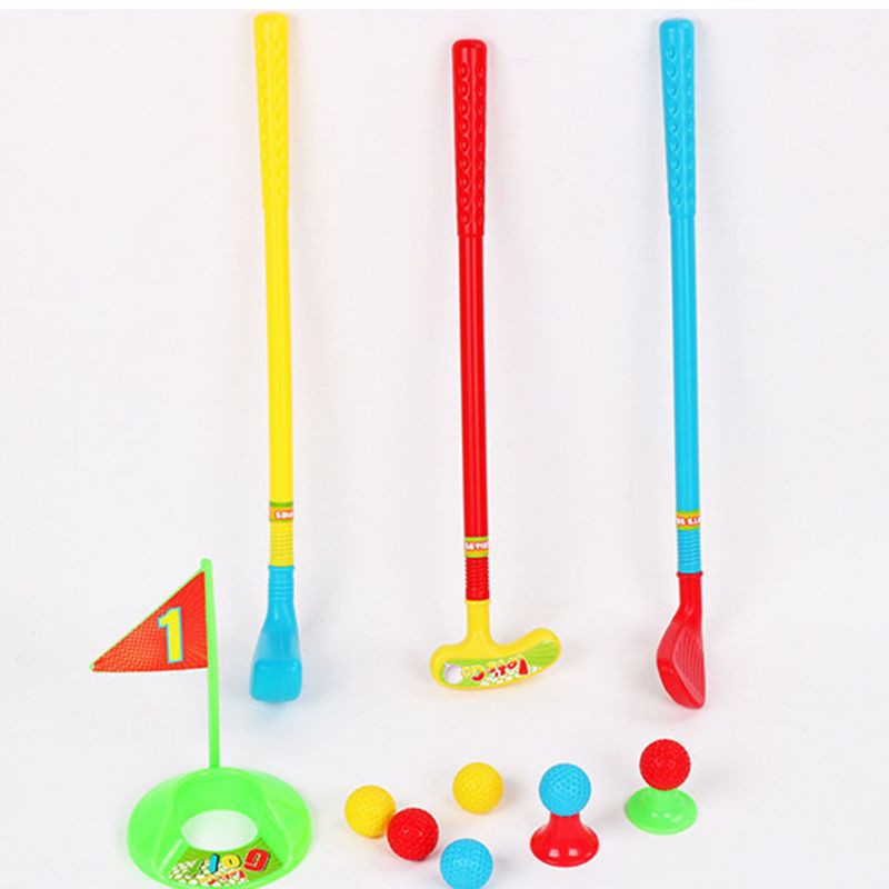 OMG* Kids Golf Set Plastic Mini Putter Golf Club Toy Child Outdoors Funny Sports Game