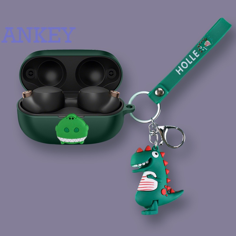 Sony WF-1000XM4 / WF-1000XM3 / WF-XB700 Vỏ bảo vệ hộp sạc tai nghe bluetooth không dây bằng silicon mềm sáng tạo cho Sony WF1000XM4 WF1000XM3 WFXB700