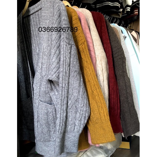 [HOT] Áo cardigan len vắt thừng cao cấp cực xinh. -Keokeo1991-