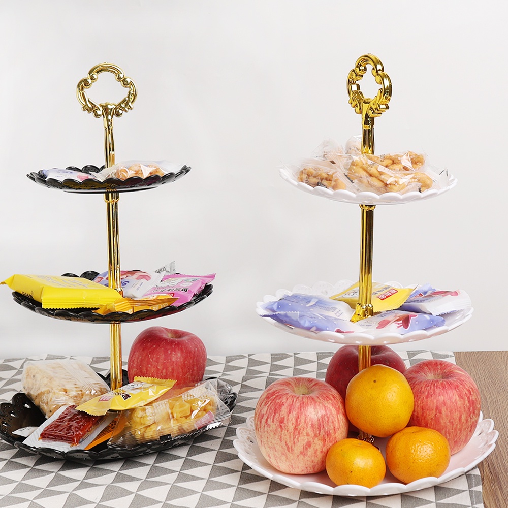 Giá đỡ trưng bày bánh kem bằng nhựa phong cách châu Âu