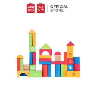 Đồ chơi gỗ xếp hình Miniso lâu đài cổ tích 767g - Hàng chính hãng